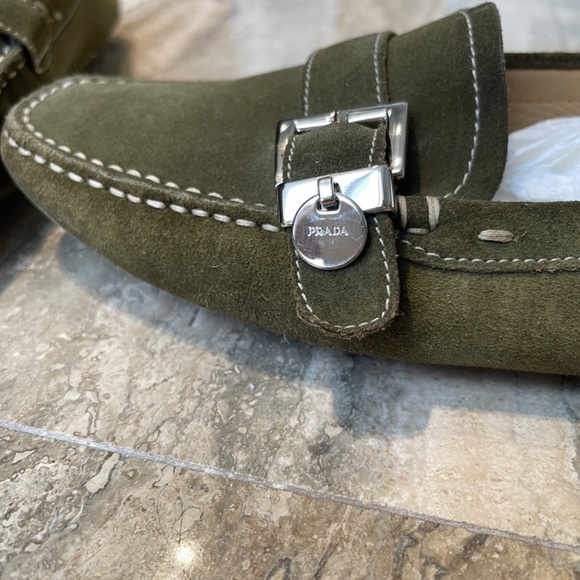 PRADA SUEDE LOAFERS - Picture 9 of 11